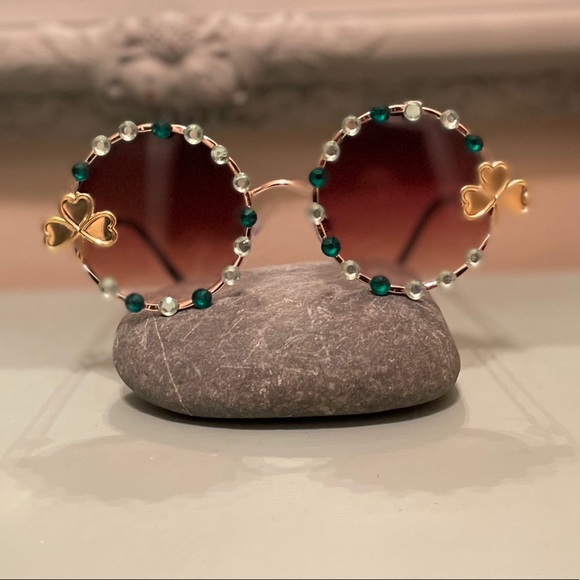 Alligator Eyes Accessories - St. Patrick’s Day Sunnies OOAK